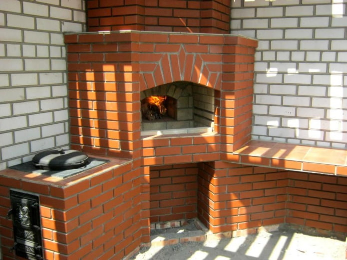 Мангал с казаном