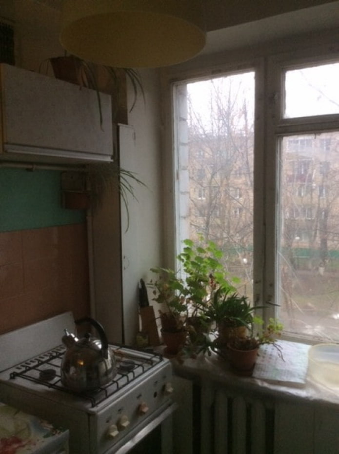 Кухня до переделке