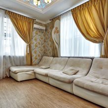 Шторы в гостиную: 70 стильных фото идей в интерьере-9