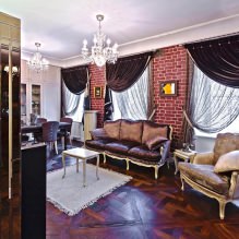 Шторы в гостиную: 70 стильных фото идей в интерьере-4