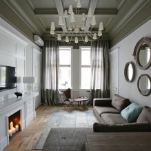 Шторы в гостиную: 70 стильных фото идей в интерьере-12