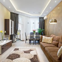 Шторы в гостиную: 70 стильных фото идей в интерьере-3