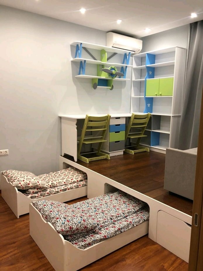 подиум в детской комнате